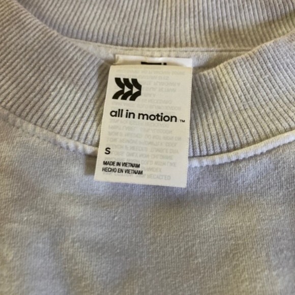 All in Motion Grey Tye Dye Pullover - Picture 6 of 6